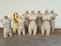Etalagepoppen - bustes mix (8st)