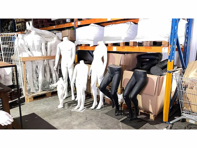 Etalagepoppen - paspoppen - window mannequins (48x) - afbeelding 1 van  12