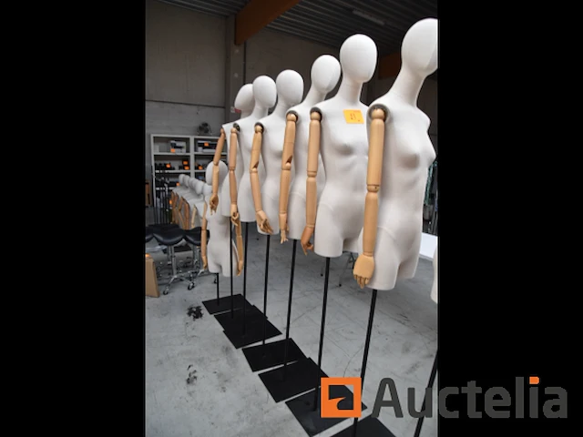 Etalagepoppen 6 stuks - afbeelding 2 van  2
