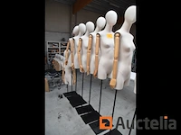 Etalagepoppen 6 stuks - afbeelding 2 van  2