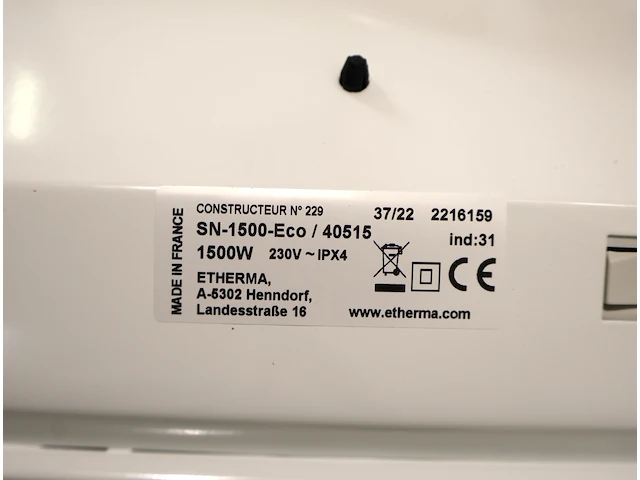 Etherma electrische verwarming - afbeelding 5 van  5