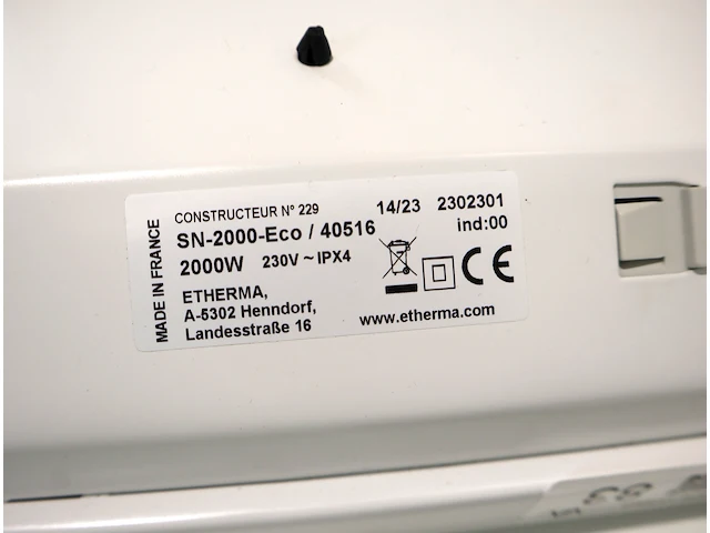 Etherma electrische verwarming - afbeelding 5 van  5