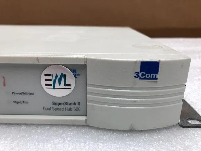 Ethernet switch 3com, superstack ii dual speed hub 500 - afbeelding 2 van  5