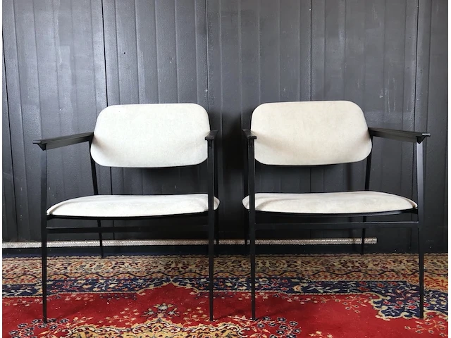 Ethnicraft dc lounge stoel (x2) - afbeelding 1 van  6