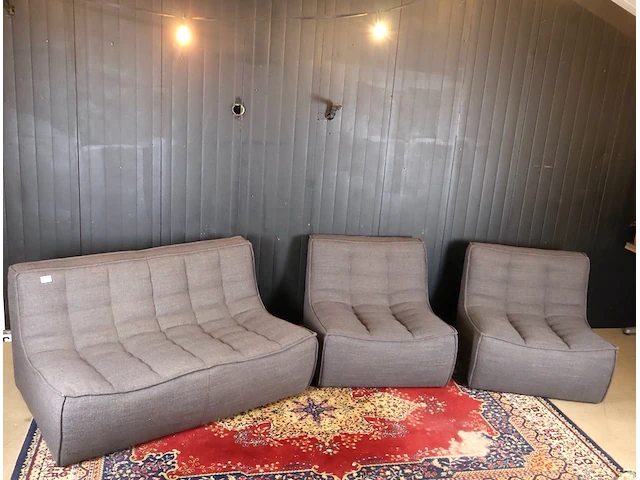 Ethnicraft n107 fauteuil - tweezit en 2x eenzit - afbeelding 5 van  12