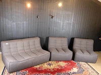 Ethnicraft n107 fauteuil - tweezit en 2x eenzit - afbeelding 5 van  12