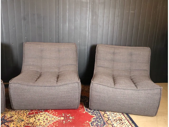 Ethnicraft n107 fauteuil - tweezit en 2x eenzit - afbeelding 8 van  12