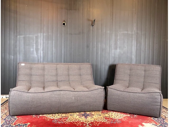 Ethnicraft n701 fauteuil - tweezit en eenzit - afbeelding 1 van  10