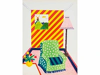Etienne elias - interieur - kleurenzeefdruk - afbeelding 2 van  8
