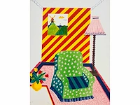 Etienne elias - interieur - kleurenzeefdruk - afbeelding 7 van  8