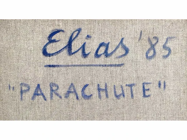 Etienne elias - parachute - olie op doek - afbeelding 3 van  12