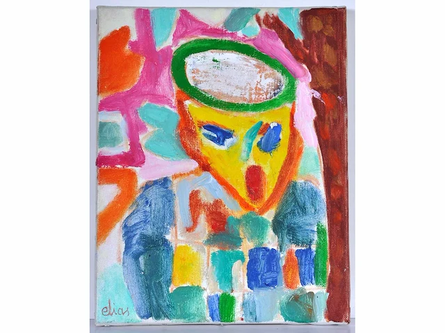 Etienne elias - park - olie op doek - afbeelding 2 van  8