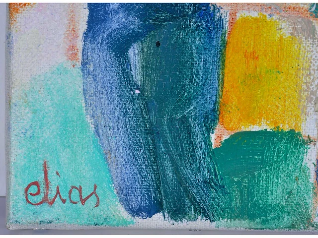 Etienne elias - park - olie op doek - afbeelding 3 van  8