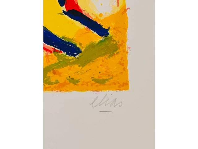Etienne elias (1936-2007) - zeefdruk - afbeelding 9 van  9
