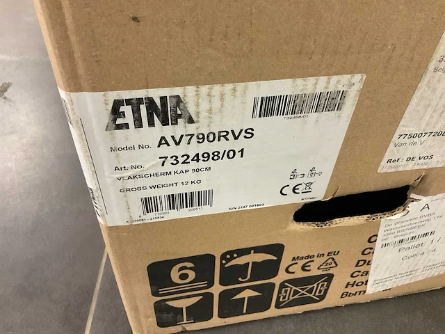 Etna av 790 rvs afzuigkap - afbeelding 3 van  4