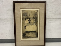 Ets, vlaaikensgang-lantaarn 53/100 antwerpen - afbeelding 1 van  2