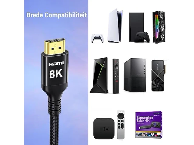 Etseinri 8k hdmi kabel 20m - afbeelding 2 van  3