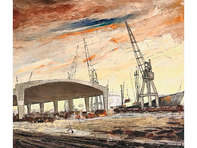 Eugène gaston callens (antwerpen 1925-2004) groot - afbeelding 2 van  8