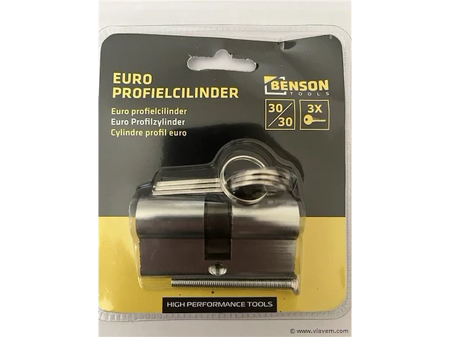 Euro profielcilinder 30/30 - afbeelding 1 van  2