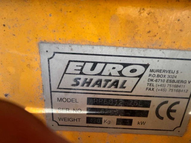 Euro shatal - 2011 - rp6012/75 hatz - trilplaat - afbeelding 10 van  10