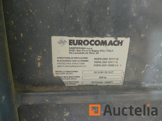 Eurocomach es 18zt minigraafmachine - afbeelding 16 van  23