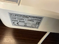 Eurom wall designheat 2000 elektrische verwarming (4x) - afbeelding 2 van  3