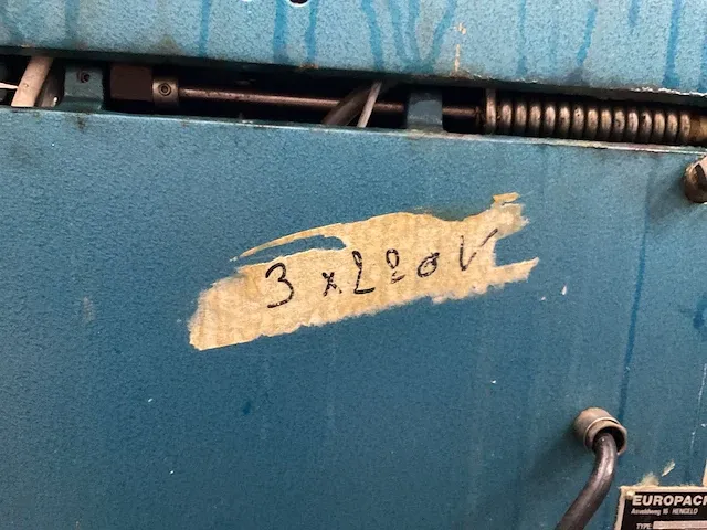 Europack sa.s.00 vacuümmachine - afbeelding 7 van  7