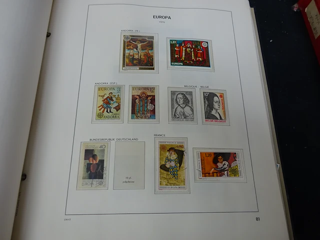 Europaverzameling in 2 davo albums 1970 tot 1993 - afbeelding 3 van  7