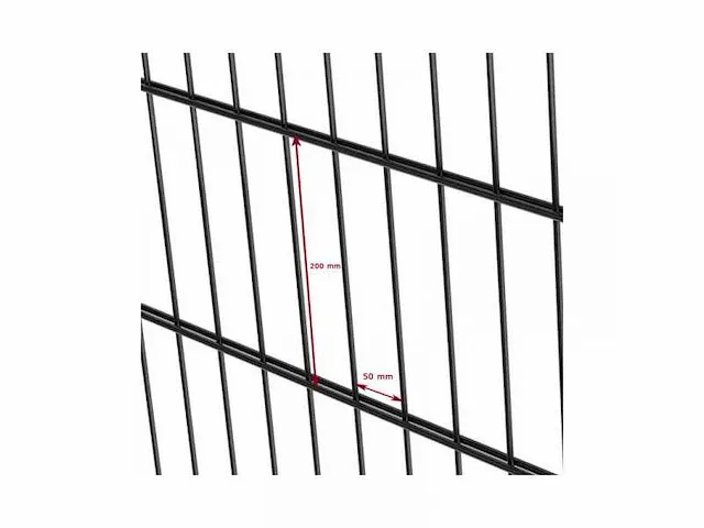 Europees fabrikaat - 2d super - 8/6/8mm - garden fence - afbeelding 3 van  9