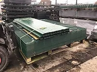 Europees fabrikaat 2d super 8/6/8mm lot panelen met palen en bevestigingen - afbeelding 2 van  8