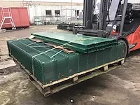 Europees fabrikaat 2d super 8/6/8mm lot panelen met palen en bevestigingen - afbeelding 3 van  8