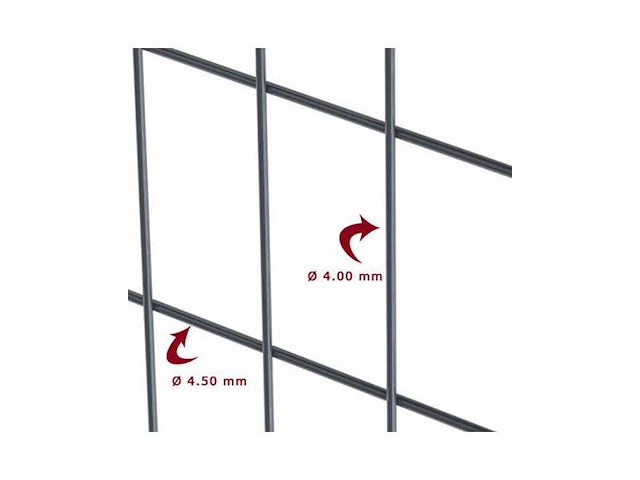 Europees fabrikaat 3d 4/5mm pakket panelen met palen en bevestigingen - afbeelding 4 van  8