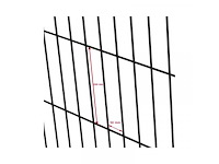 Europees fabrikaat 3d 5mm lot draadpanelen met palen en bevestigingen - afbeelding 4 van  12