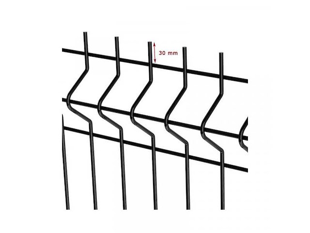 Europees fabrikaat 3d 5mm pakket panelen met palen en bevestigingen - afbeelding 2 van  10