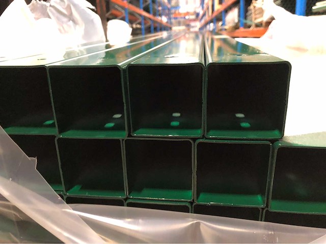 Europees fabrikaat 3d enkele staafpanelen lot draadpanelen met palen en bevestigingen - afbeelding 10 van  11