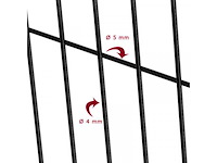 Europees fabrikaat 3d enkele staafpanelen lot panelen met palen en bevestigingen - afbeelding 4 van  12