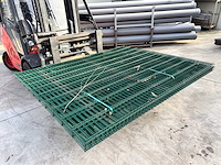 Europees fabrikaat 6/5/6mm groen dubbel staafmatten lot draadpanelen - afbeelding 1 van  11