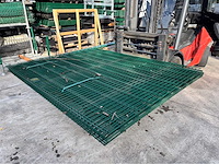 Europees fabrikaat 6/5/6mm groen dubbel staafmatten lot draadpanelen - afbeelding 4 van  11