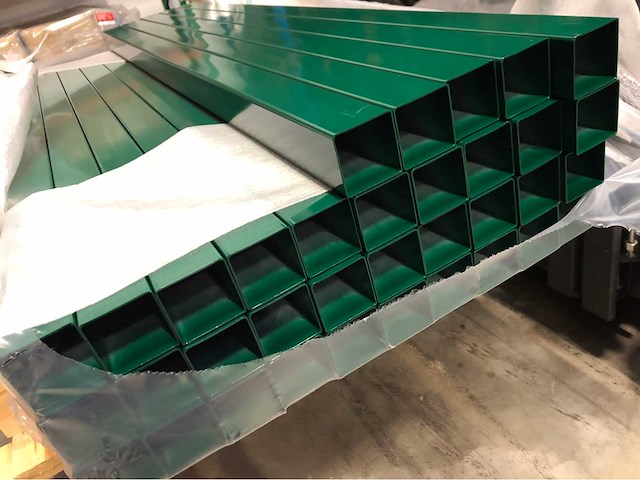 Europees fabrikaat 6/5/6mm groen dubbel staafmatten lot draadpanelen - afbeelding 7 van  11