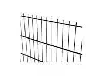 Europees fabrikaat dubbeldraadpanelen 6/5/6mm partij draadpanelen met palen en bevestigingen - afbeelding 9 van  11