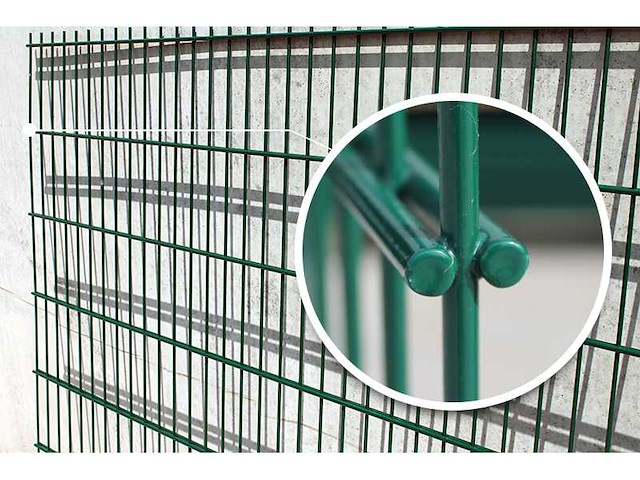 Europees fabrikaat dubbeldraadpanelen 8/6/8mm partij draadpanelen met palen en bevestiging - afbeelding 7 van  11