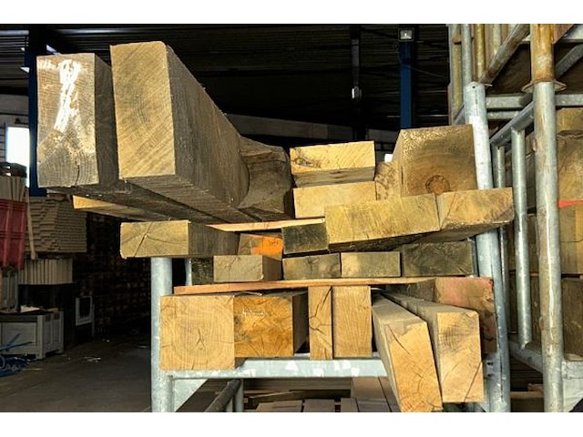Europese eiken balken 0.952 m³ - afbeelding 2 van  3