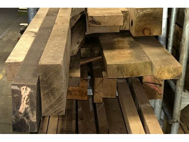 Europese eiken balken 0.952 m³ - afbeelding 3 van  3