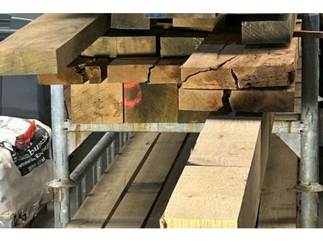 Europese eiken balken 1.048 m³ - afbeelding 3 van  7