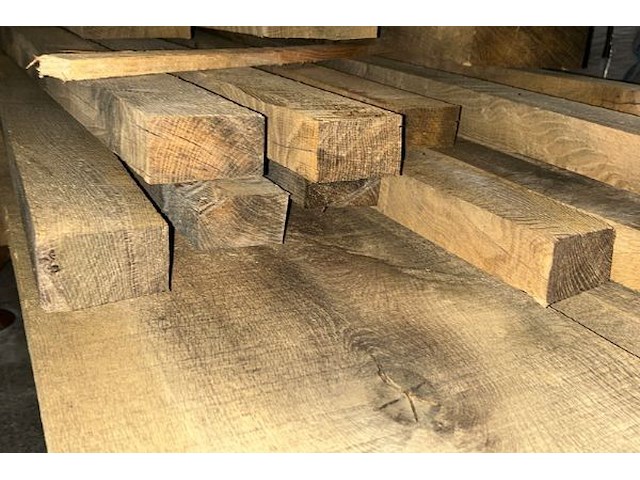 Europese eiken balken 1.116 m³ - afbeelding 5 van  7