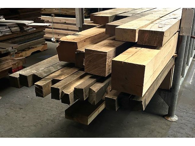 Europese eiken balken 1.137 m³ - afbeelding 4 van  6