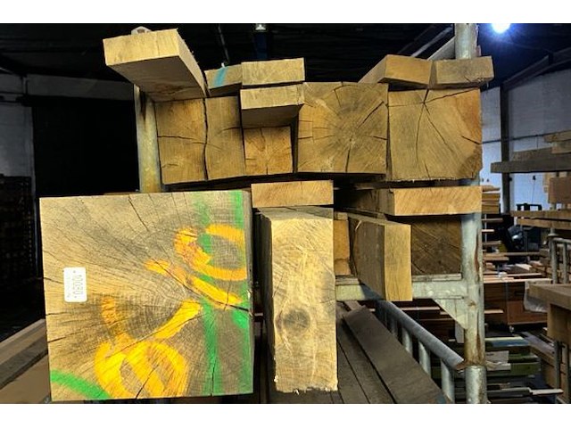 Europese eiken balken 1.224 m³ - afbeelding 2 van  4