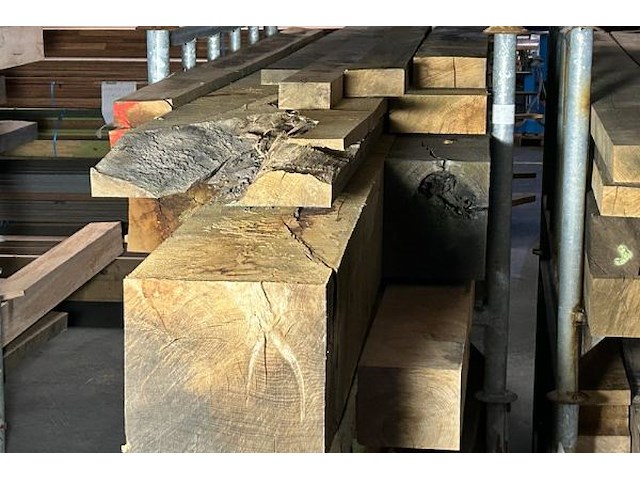 Europese eiken balken 1.341 m³ - afbeelding 2 van  7