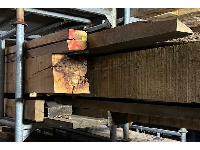Europese eiken balken 1.341 m³ - afbeelding 3 van  7