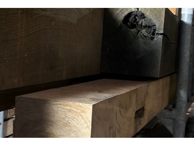 Europese eiken balken 1.341 m³ - afbeelding 5 van  7